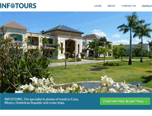 Tablet Screenshot of infotours.com